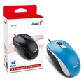 Weiteres Produktbild Genius Maus DX-110, 1000DPI, optisch, 3Tas., USB verdrahtet, blau, standard, universell