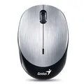 Genius Maus NX-9000BT, 1200DPI, Bluetooth, optisch, 3Tas., schnurlos, silbern, eingebaute Batterie, Bluetooth