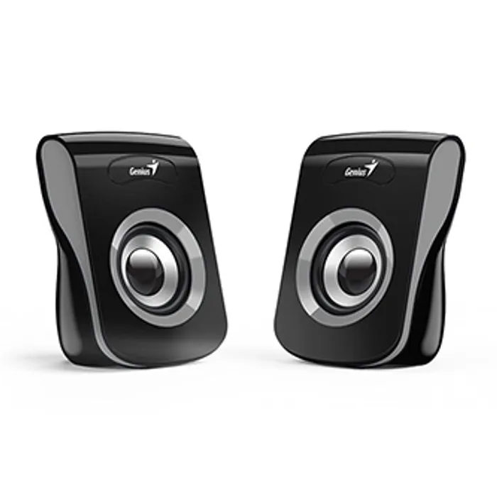 Hauptbild des Produkts Genius reproduktory SP-Q180, 2.0, 6W, černošedé, regulace hlasitosti, stolní, 150Hz-20kHz