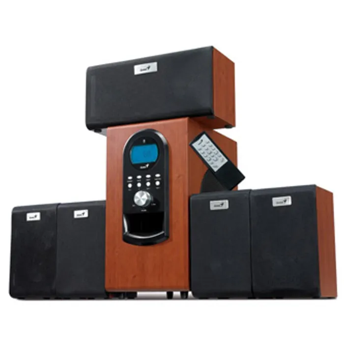 Hauptbild des Produkts Genius reproduktory SW-HF 5.1 6000 v2, 5.1, 200W, hnědo-černé, dálkové ovládání, domácí k