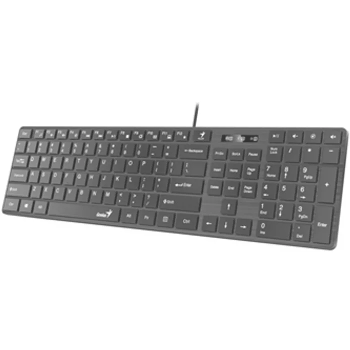 Hauptbild des Produkts Genius SlimStar 126, CZ/SK, klasická, tenká typ drátová (USB), černá, ne