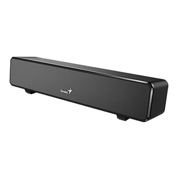 Hauptbild des Produkts Genius SoundBar 100, 2.0, 6W, černý, regulace hlasitosti, stolní, 3,5 mm jack (USB), 110H