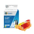 G&G kompatibel Ink mit CLI521Y, yellow, 8.4ml, NP-C-0521Y, 2936B001, für Canon iP3600, iP4600, MP620, MP630, MP980