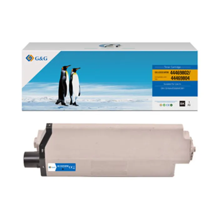 Hauptbild des Produkts G&G kompatibilní toner s 44469804, black, 5000str., NT-COC510FBK, pro OKI C510, 530, N