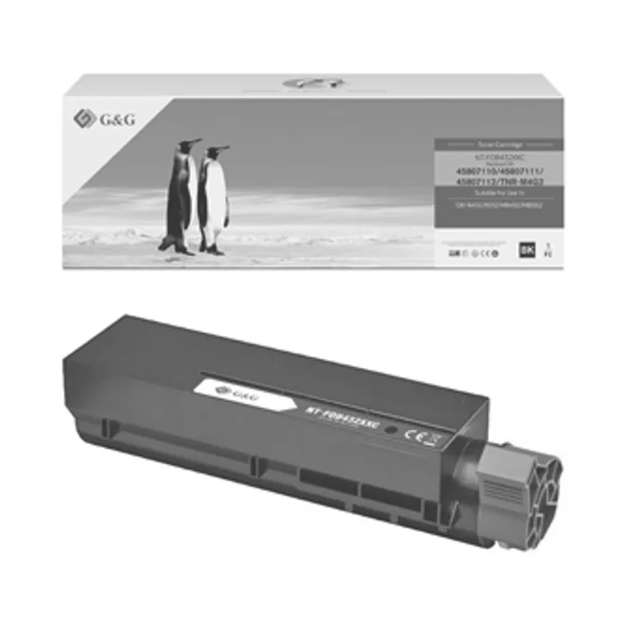Hauptbild des Produkts G&G kompatibilní toner s 45807111, black, 12000str., NT-FOB432XXC, pro OKI B432, B512, MB