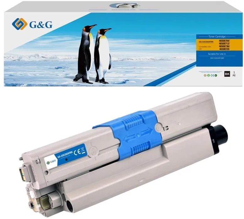 Hauptbild des Produkts G&G kompatibilní toner s 46508712, black, 3500str., NT-COC332XFBK, pro OKI C332, MC363, N