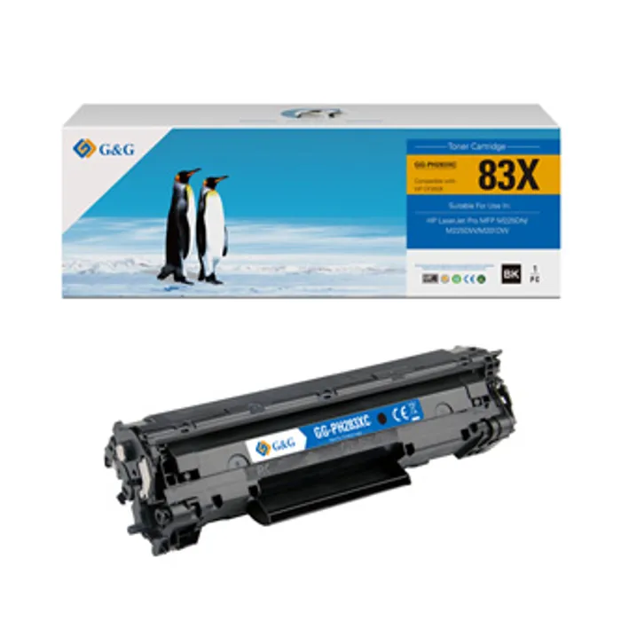 Hauptbild des Produkts G&G kompatibilní toner s CF283X, black, 2200str., NT-PH283XCU, pro HP LaserJet Pro M201,