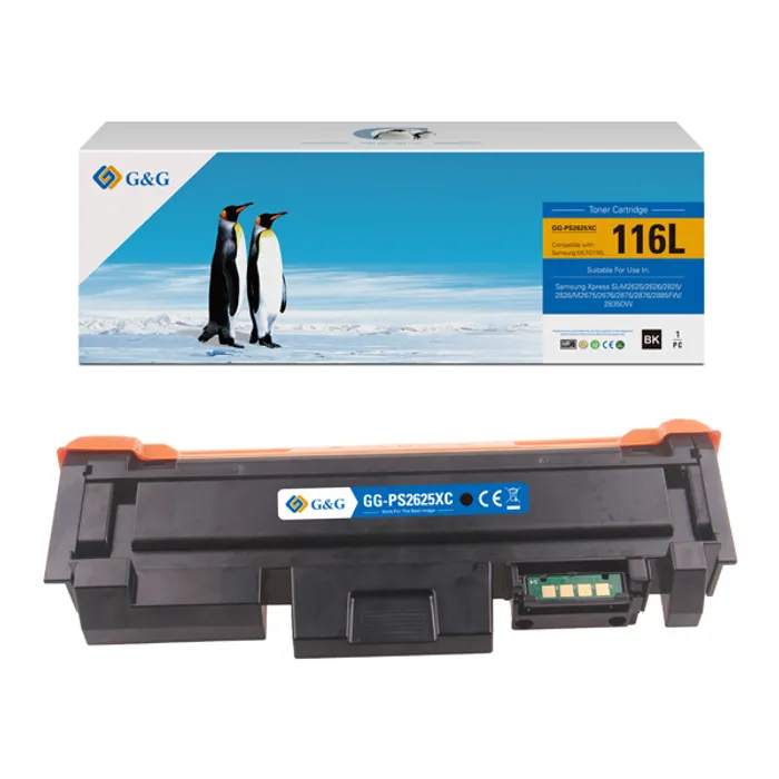 Hauptbild des Produkts G&G kompatibilní toner s MLT-D116L, black, 3000str., NT-PS2625XC, pro Samsung SL-M2825DW,