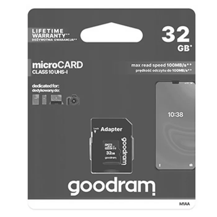 Hauptbild des Produkts Goodram Micro Secure Digital Card, 32GB, micro SDHC, M1AA-0320R12, UHS-I U1 (Class 10), s
