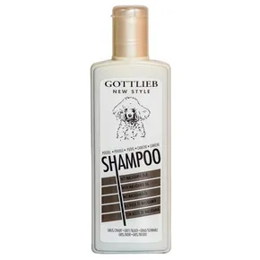 Gottlieb Pudel Shampoo 300 ml – für schwarze Pudel mit Makadamöl