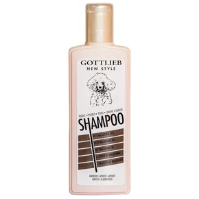 Gottlieb Pudel Shampoo 300 ml – für Pudel Aprikose mit Makadamöl