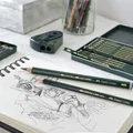 Weiteres Produktbild Castell 9000 Graphitstift, Blechdose 12 Stück, Faber-Castell 119064