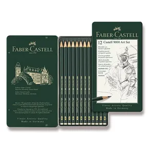 Castell 9000 Graphitstift, Blechdose 12 Stück Faber-Castell 119065