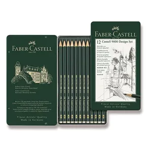 Castell 9000 Graphitstift, Blechdose 12 Stück, Faber-Castell 119064
