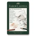 Graphitstift Faber-Castell 112975 Pitt Monochrome Set mit 12 Stück