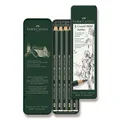 Grafitová tužka Faber-Castell Castell 9000 Jumbo 5 Stück, Blechdose