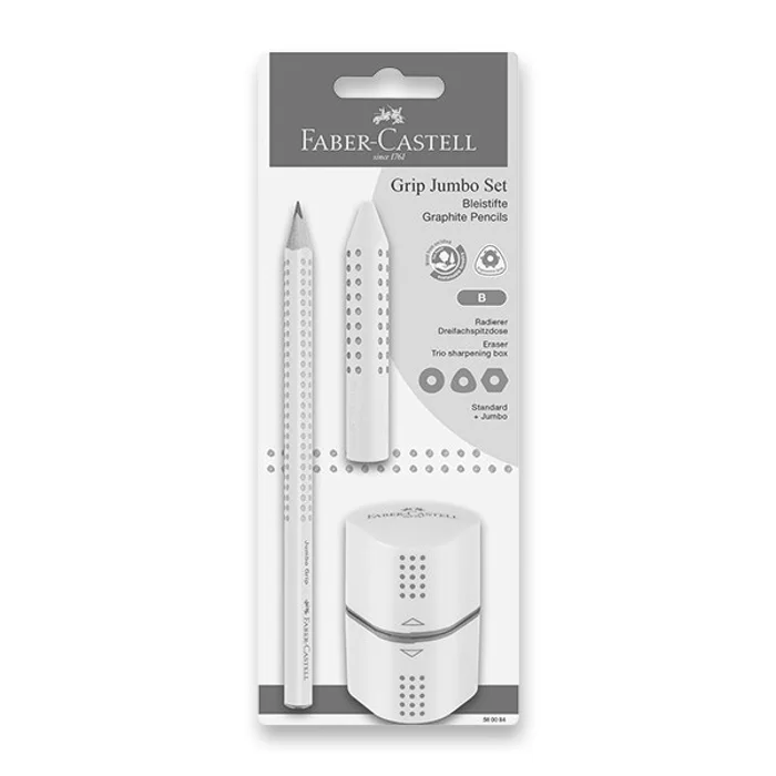 Hauptbild des Produkts Grafitová tužka Faber-Castell Grip 2001 Jumbo Sky Blue set 3 ks