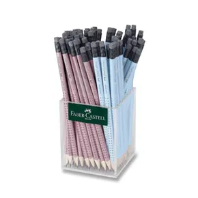 Grafitstift Faber-Castell Grip 2001 mit Gummi, Ständer, 72 Stück