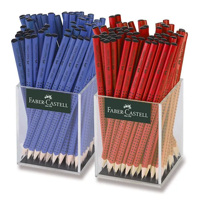 Hauptbild des Produkts Grafitová tužka Faber-Castell Grip 2001 tvrdost B, stojánek, 144 ks