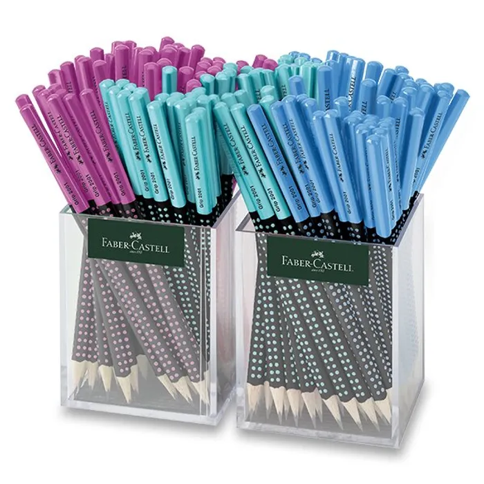 Hauptbild des Produkts Grafitová tužka Faber-Castell Grip 2001 Two Tone stojánek, 144 ks