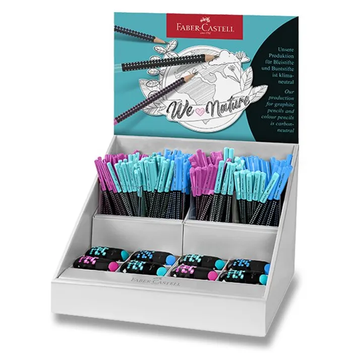 Hauptbild des Produkts Grafitová tužka Faber-Castell Grip Two Tone stojánek, 72 ks