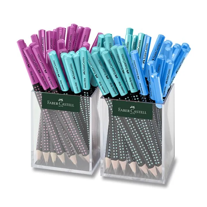 Hauptbild des Produkts Grafitová tužka Faber-Castell Jumbo Grip Two Tone stojánek, 72 ks
