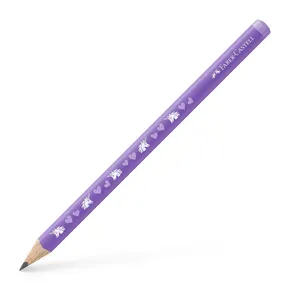 Grafitová tužka Faber-Castell Jumbo Unicorn HB, fialová