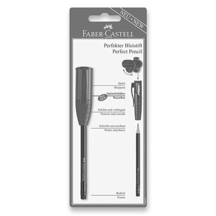 Hauptbild des Produkts Grafitová tužka Faber-Castell Perfect Pencil III blistr, mix barev