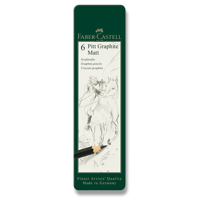 Hauptbild des Produkts Grafitová tužka Faber-Castell Pitt Graphite Matt sada 6 ks
