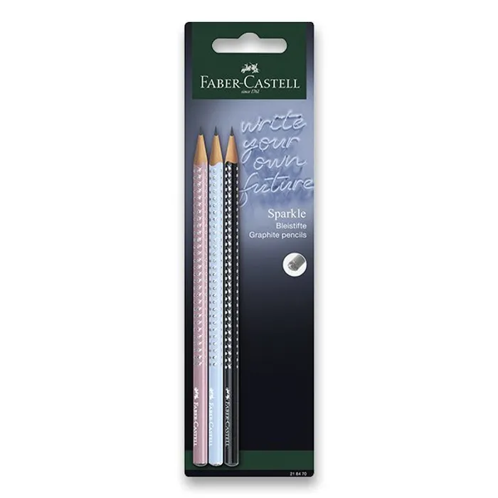 Hauptbild des Produkts Grafitová tužka Faber-Castell Sparkle 3 ks