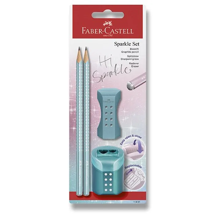 Hauptbild des Produkts Grafitová tužka Faber-Castell Sparkle Cosmic Ocean set
