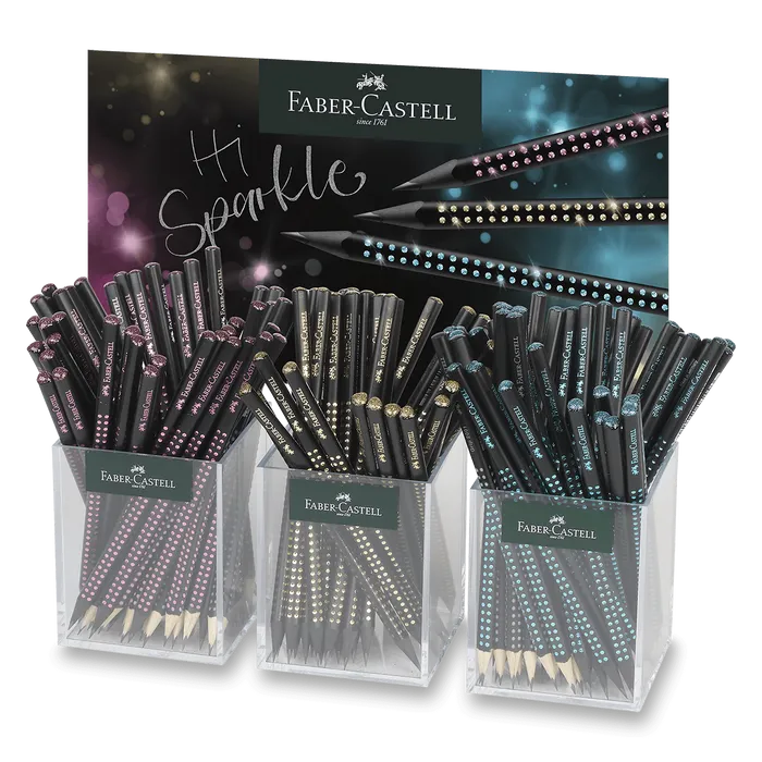 Hauptbild des Produkts Grafitová tužka Faber-Castell Sparkle Midnight stojánek