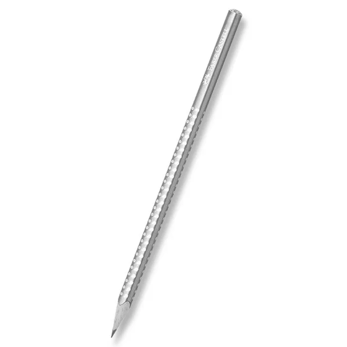 Hauptbild des Produkts Grafitová tužka Faber-Castell Sparkle - perleťové odstíny stříbrná