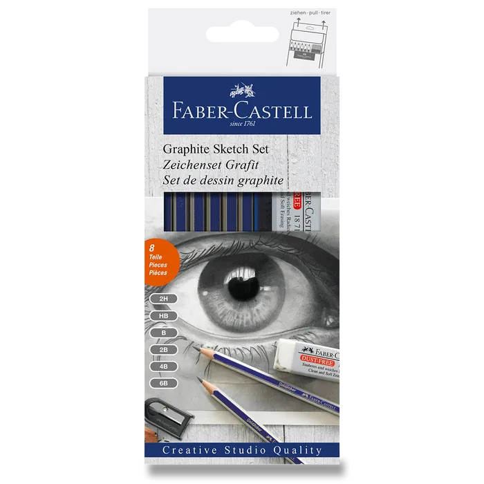 Hauptbild des Produkts Grafitová tužka Goldfaber, sada 8ks Faber Castell (114000)