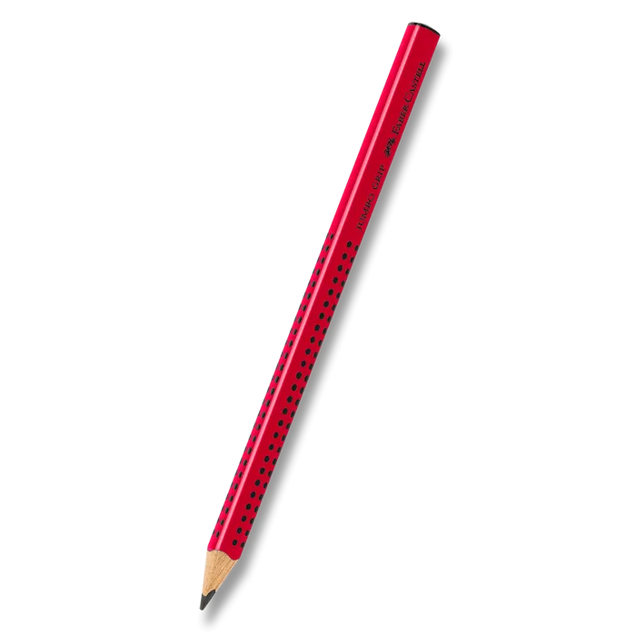 Hauptbild des Produkts Grafitová tužka Grip Jumbo B, červená   Faber Castell 111921