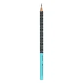 Graphitstift Grip Two Tone, blau / schwarz, Faber-Castell 517010