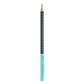 Graphitstift Grip Two Tone, blau / schwarz, Faber-Castell 517010