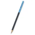 Graphitstift Grip Two Tone, blau / schwarz, Faber-Castell 517010