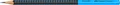 Graphitstift Grip Two Tone, blau / schwarz, Faber-Castell 517010