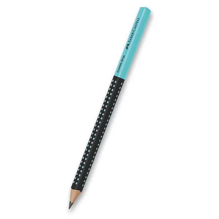 Hauptbild des Produkts Grafitová tužka Jumbo Grip Two Tone, tyrkysová / černá Faber-Castell 511912