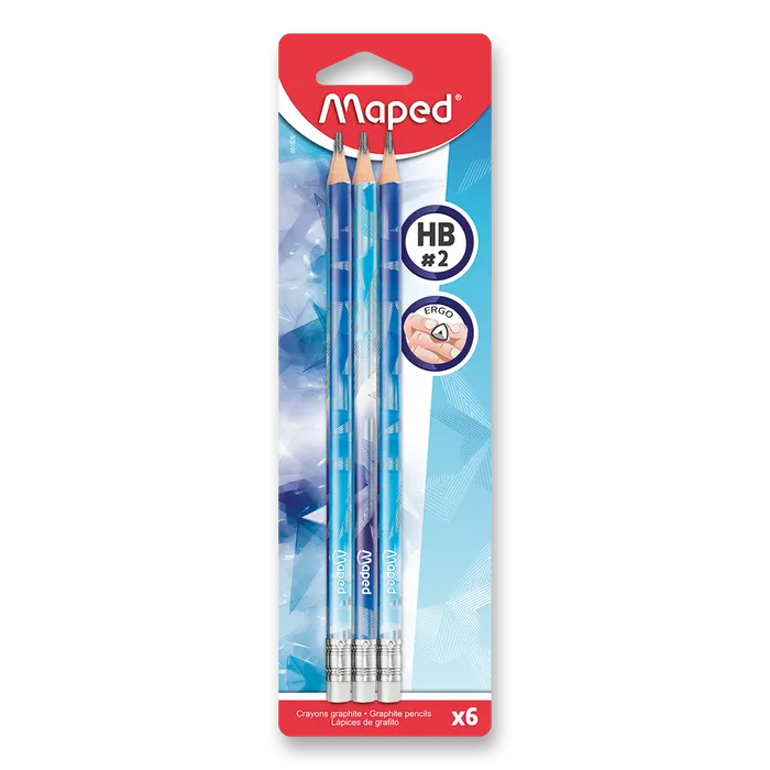 Hauptbild des Produkts Grafitová tužka Maped Arctic - 6 ks, tvrdost HB, blistr
