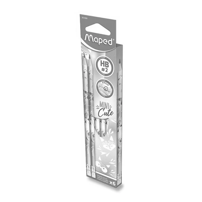 Hauptbild des Produkts Grafitová tužka Maped Black'Peps Mini Cute tvrdost HB, 6 ks