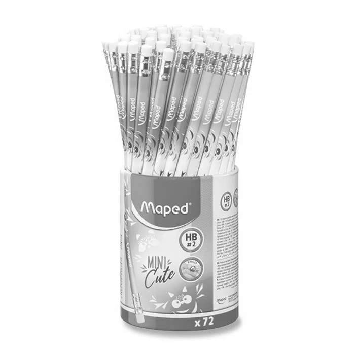 Hauptbild des Produkts Grafitová tužka Maped Black'Peps Mini Cute tvrdost HB, stojánek 72 ks
