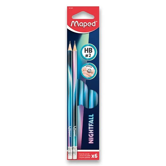 Hauptbild des Produkts Grafitová tužka Maped Black'Peps Nightfall tvrdost HB,6ks