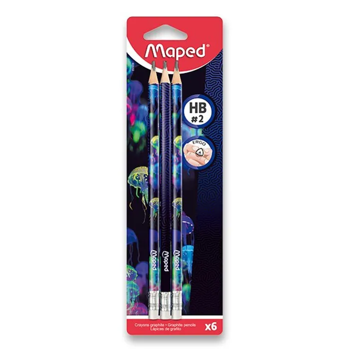 Hauptbild des Produkts Grafitová tužka Maped Deepsea Paradise tvrdost HB, 6 ks
