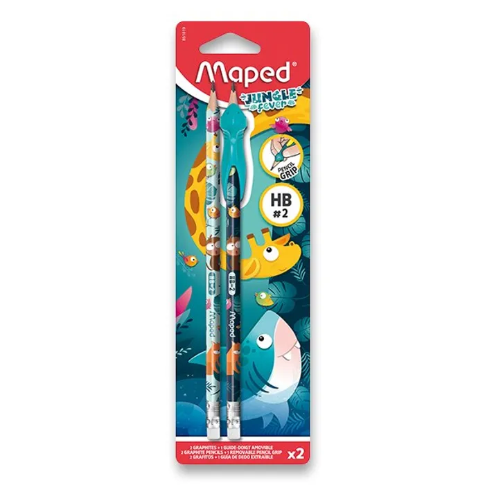 Hauptbild des Produkts Grafitová tužka Maped Jungle Fever 2 ks, tvrdost HB