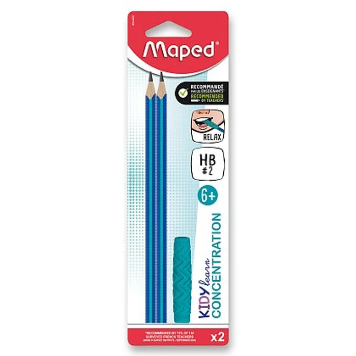 Hauptbild des Produkts Grafitová tužka Maped Kidy Learn - 2 ks, 1 ks kousací koncovka