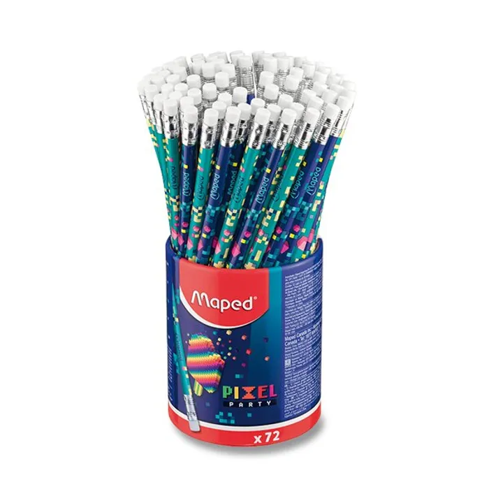 Hauptbild des Produkts Grafitová tužka Maped Pixel Party tvrdost HB, stojánek 72 ks