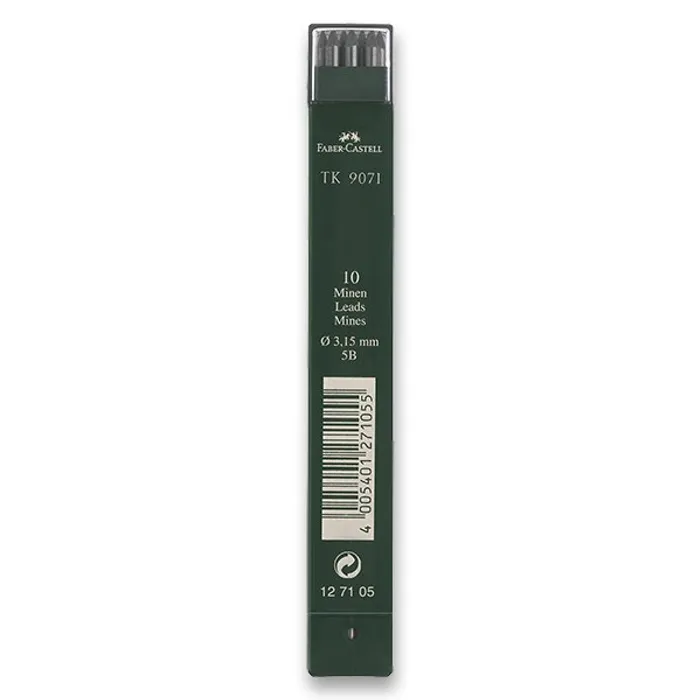 Hauptbild des Produkts Grafitové tuhy Faber-Castell TK 9071 3,15 mm, tvrdost 5B