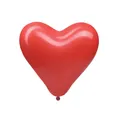 Luftballon Herzform rot durchmesser 35cm `L` [100 St.]
